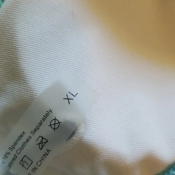 Ombre one shoulder bikini set with skirt xl - Picture 3 of 5